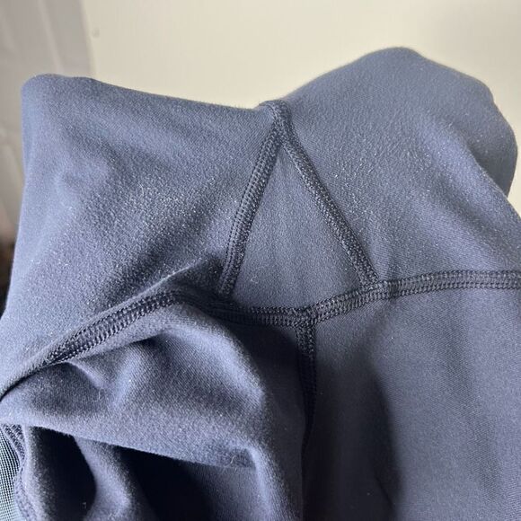 Lululemon Sweaty Endeavor Tights Mesh Inkwell Navy Blue - Picture 11 of 12